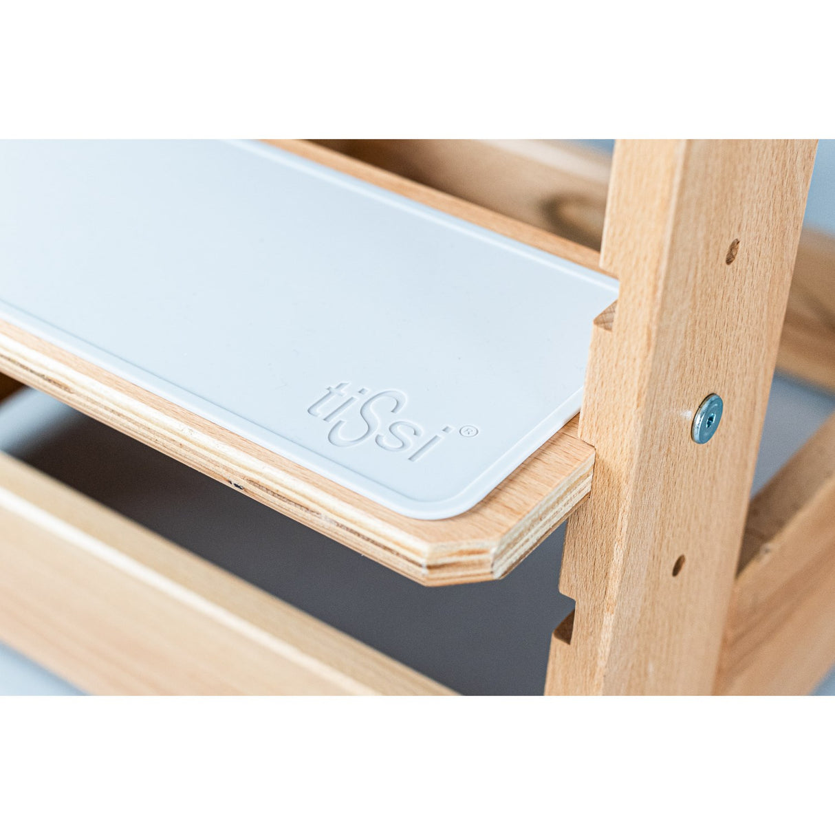 tiSsi® Grey Felix Non-Slip Mats - Set With 2 For Learning Tower Felix