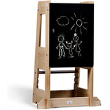 tiSsi® Black Felix Blackboard For Learning Tower Felix