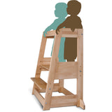 tiSsi® Nature Felix Twin Learning Tower Solid Beech