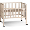 tiSsi® Silk Beige Laquer Maxi Crib Solid Beech