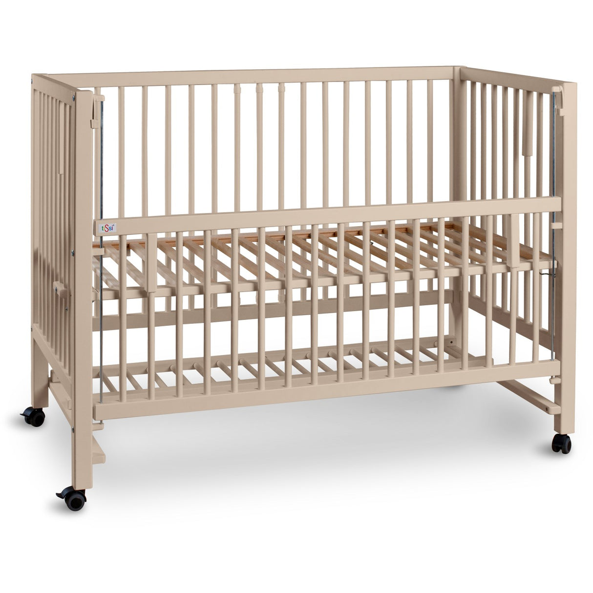 tiSsi® Beige Laquer Hajo Childrens Bed Solid Beech