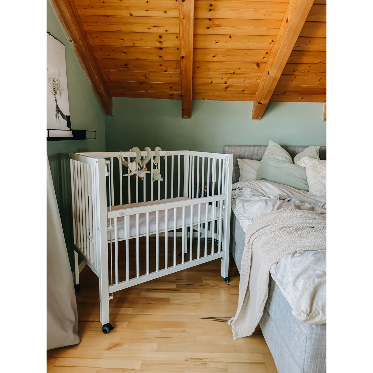 tiSsi® White Laquer Maxi Crob Solid Beech