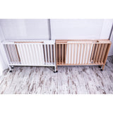 tiSsi® White Laquer Jori Foldable Bed Solid Beech