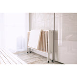 tiSsi® White Laquer Jori Foldable Bed Solid Beech