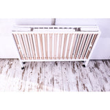 tiSsi® White Laquer Jori Foldable Bed Solid Beech