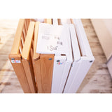 tiSsi® White Laquer Jori Foldable Bed Solid Beech