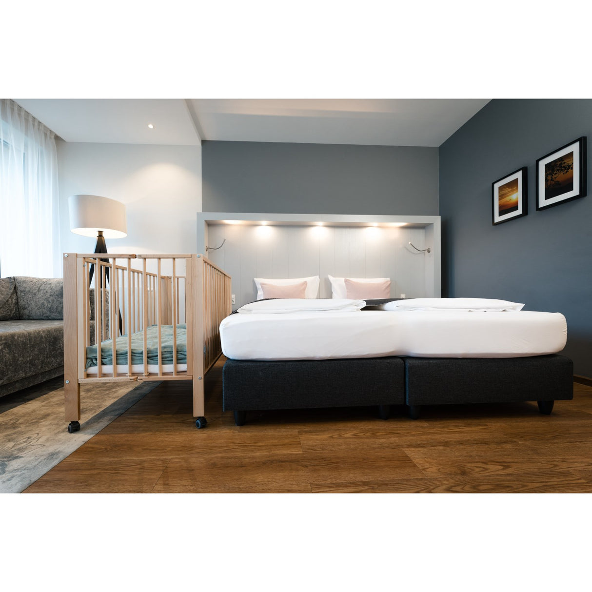 tiSsi® Nature Jori Foldable Bed Solid Beech