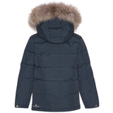 Ver De Terre 600 Navy Down Jacket W/Fur