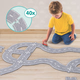 SES Creative Felt Road Surface, with Car 40 Pieces
