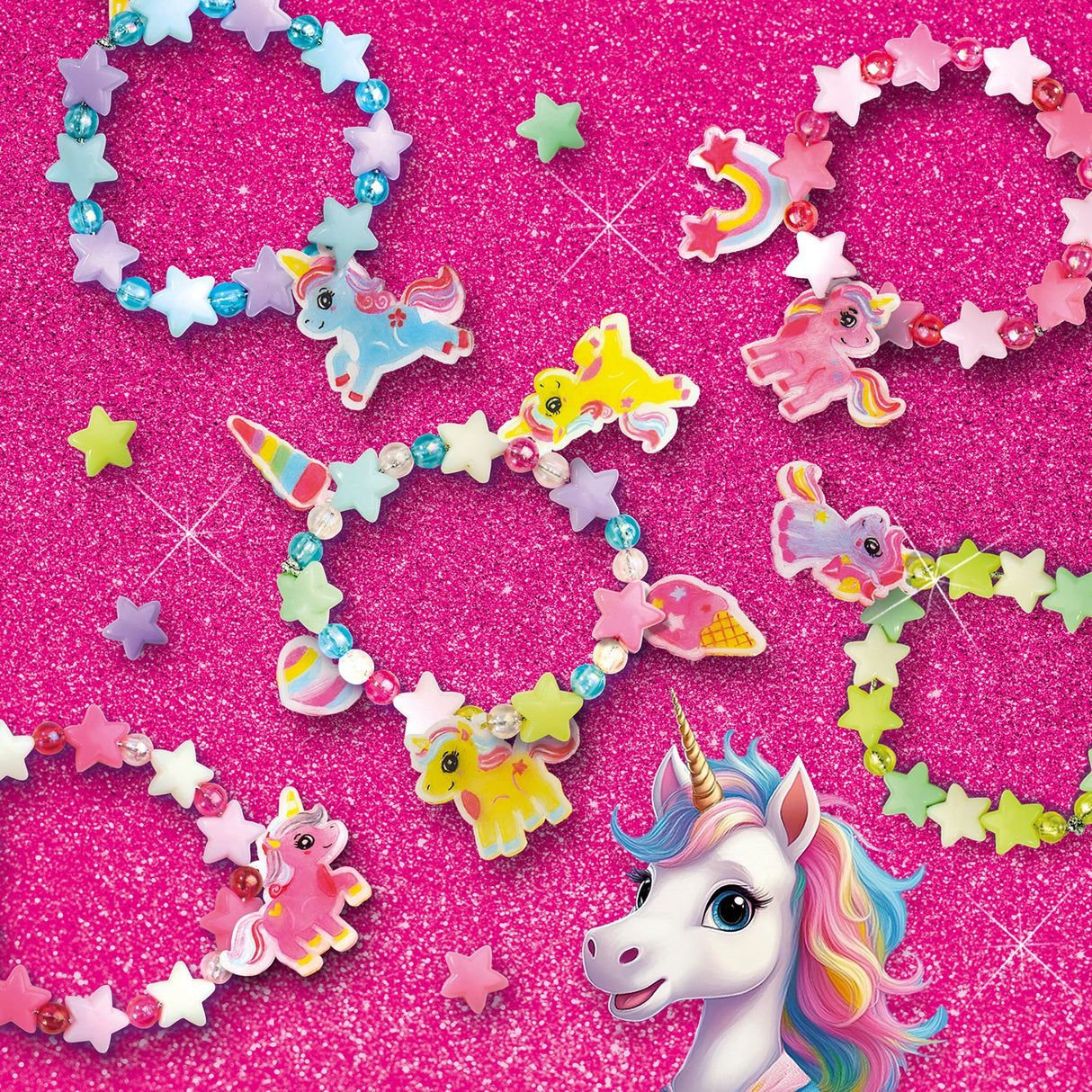 SES Creative Shrink Plastic Unicorn Bracelet