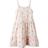 Lil'Atelier Peach Blush Butterfly Gayo San Strap Dress