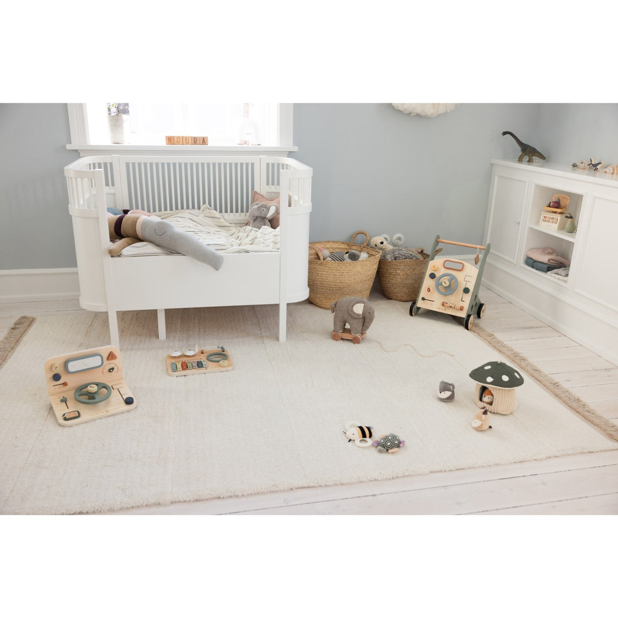 Sebra Wooden Activity Walker Car