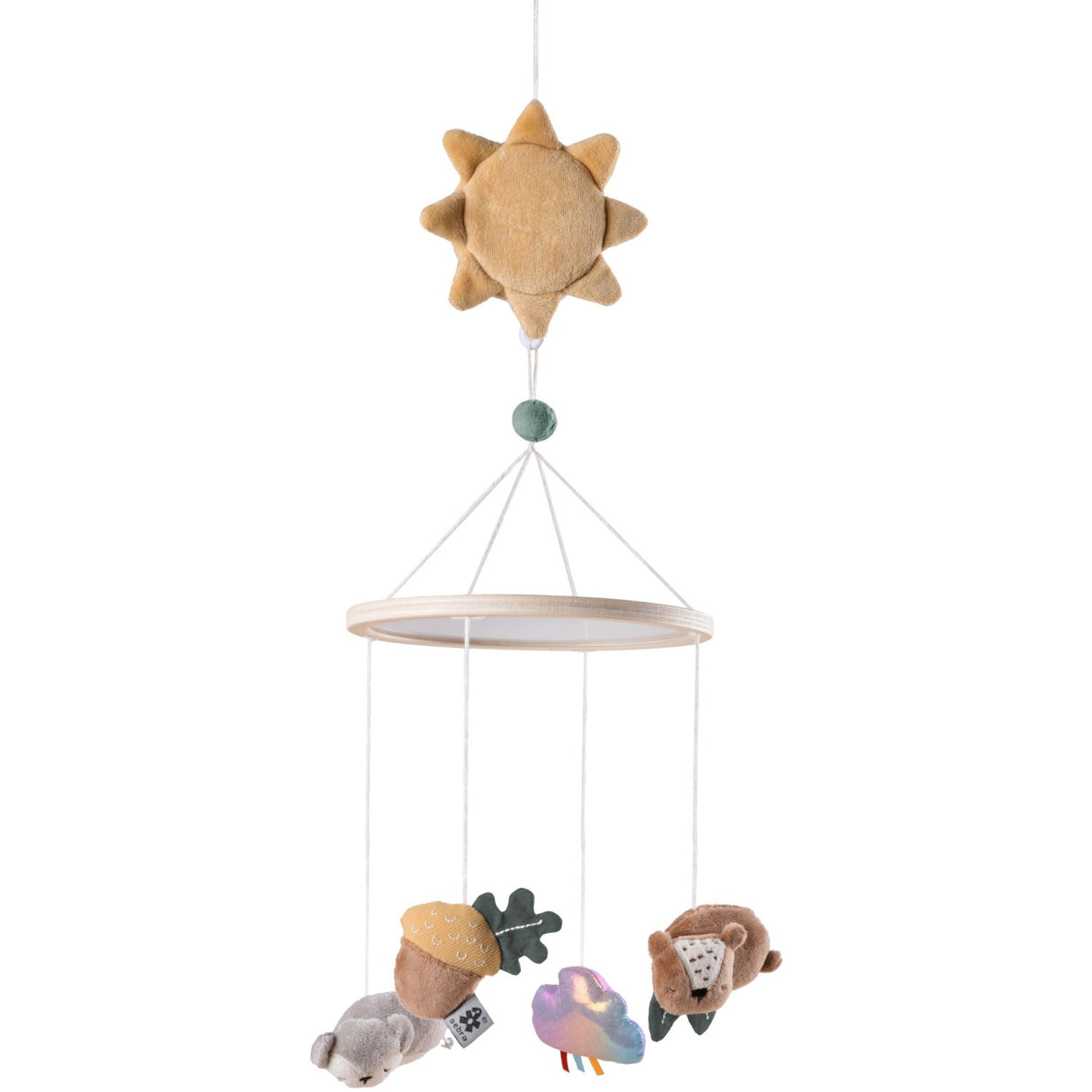 Sebra Woodland Baby Musical Mirror Mobile