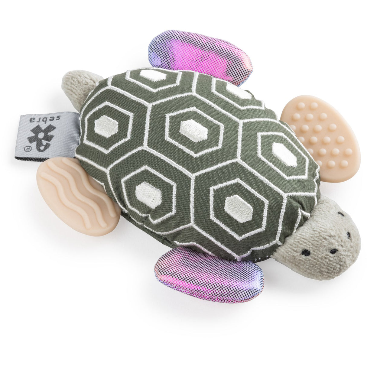 Sebra Turbo The Turtle Activity Rattle With Mirror