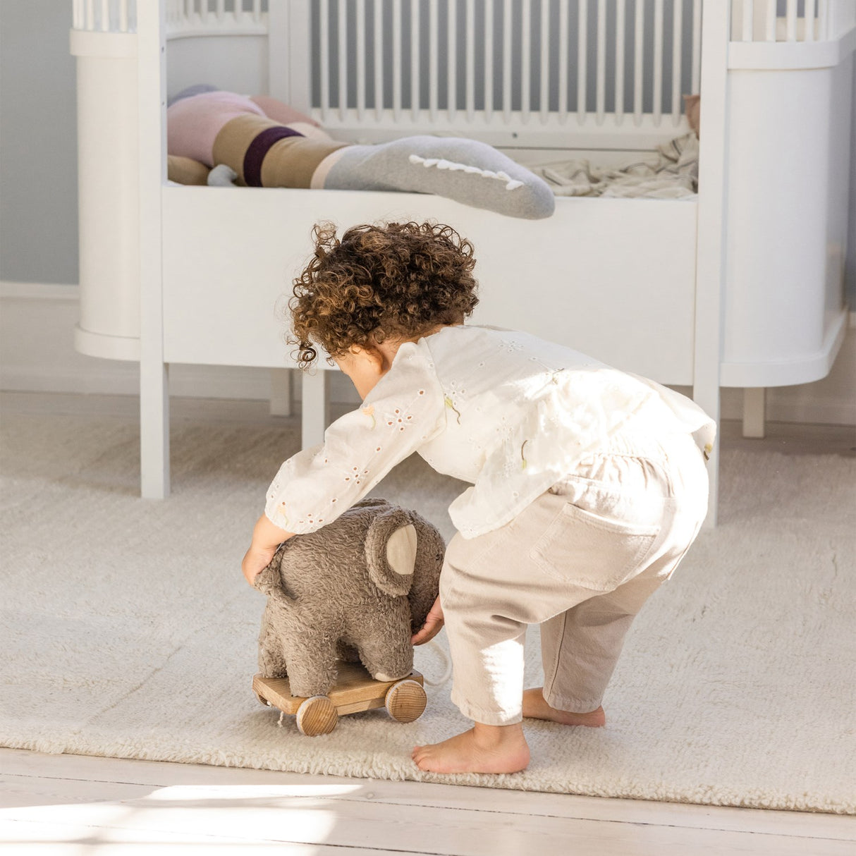 Sebra Grey Pull-Along Toy Fanto