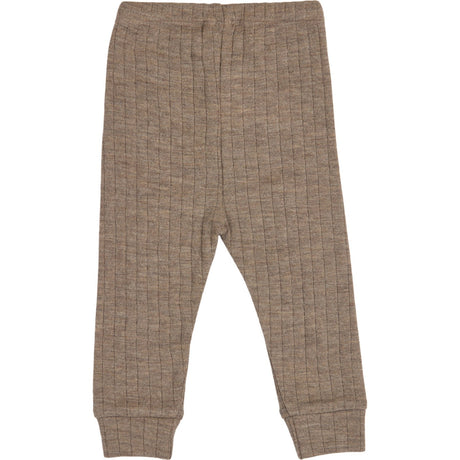 Müsli Walnut Melange Woolly Rib Cuff Pants