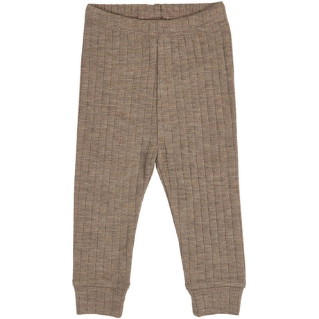 Müsli Walnut Melange Woolly Rib Cuff Pants
