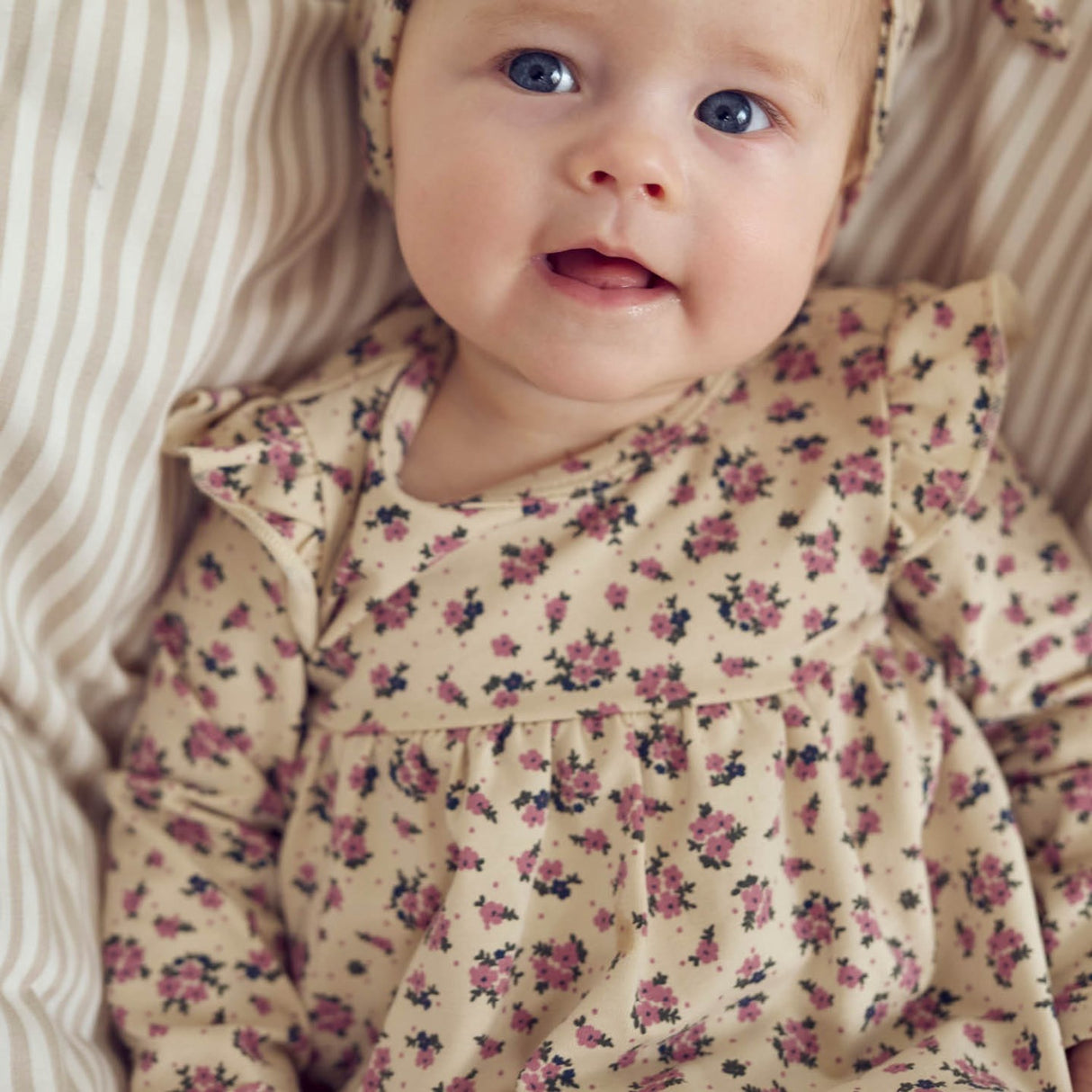 Müsli Oak/ Nostalgia Rose/ Deep Green Zinna L/S Dress Body