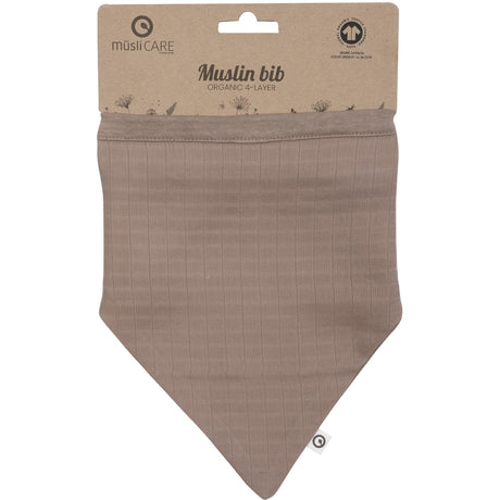 Müsli Walnut Solid Muslin Bib