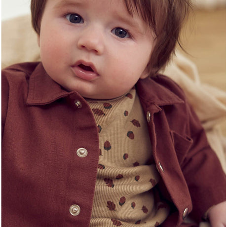 Müsli Beige/ Root/ Deep Green Acorn L/S Body