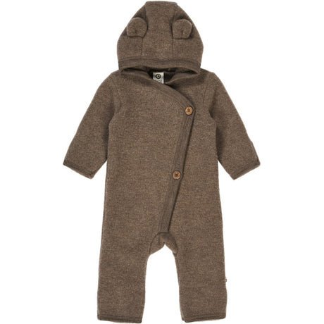 Müsli Walnut Melange Woolly Fleece Suit