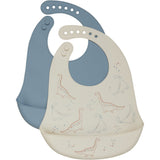 CeLaVi Amber Brown Silicon Bib (2-Pack)