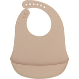 CeLaVi Warm Taupe Silicon Bib (2-Pack)
