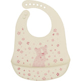 CeLaVi Brandied Apricot Silicon Bib (2-Pack)