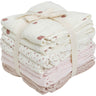 Pippi Rose Dust Muslin Cloth (8-Pack)