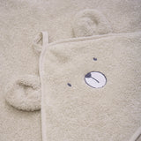 Pippi Dove Hooded Baby Towel