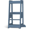 tiSsi® Dove Blue Laquer Felix Learning Tower Solid Beech