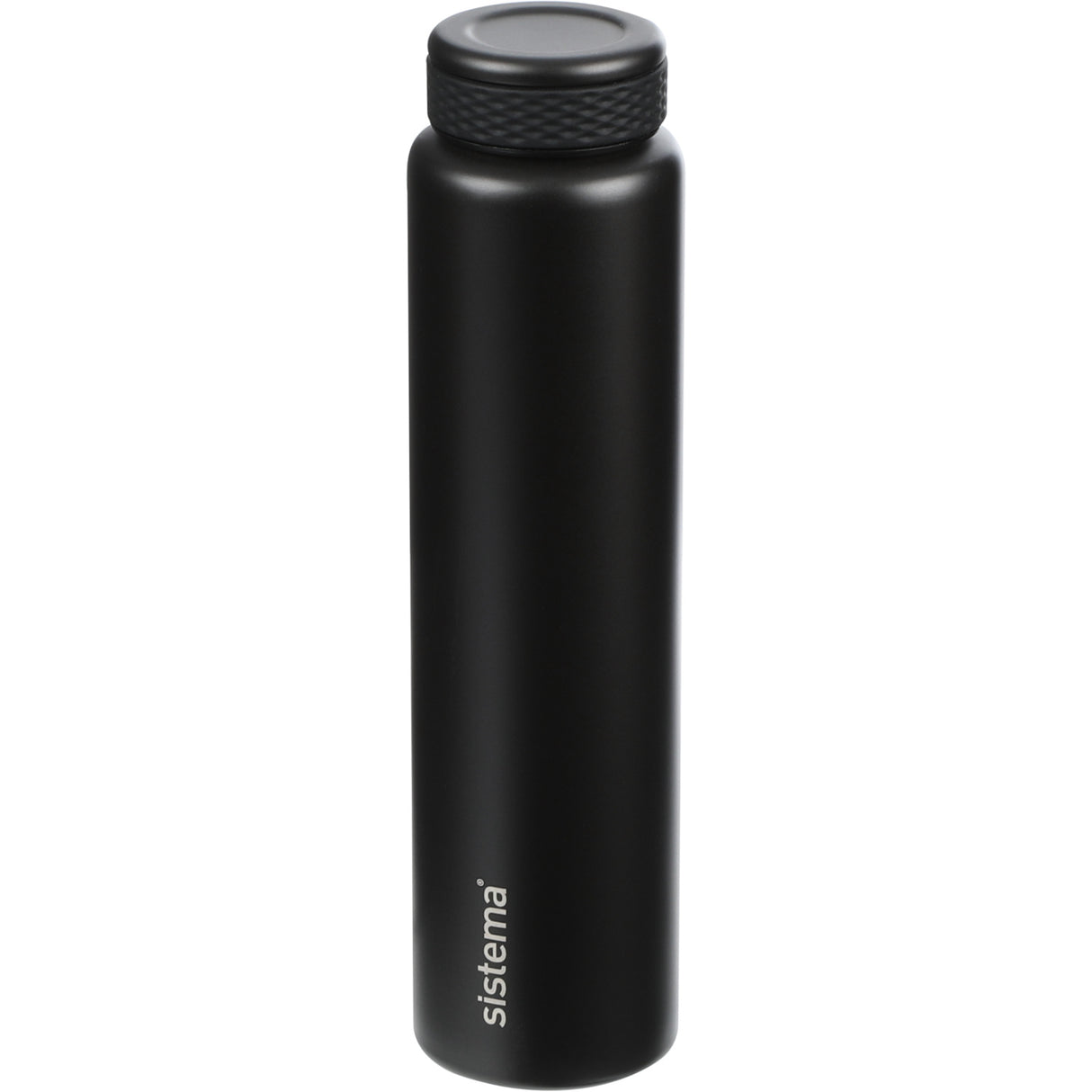 Sistema Black Stainless Steel Water Bottle 280 Ml