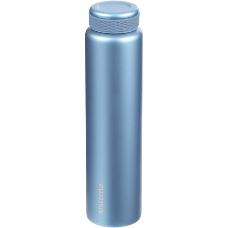 Sistema Peace Blue Stainless Steel Water Bottle 280 Ml