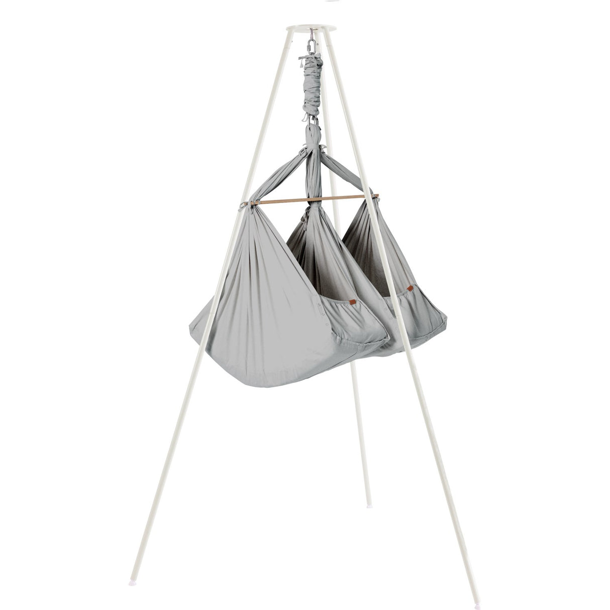 MEMBANTU Grey Organic Twin Hammock Basic