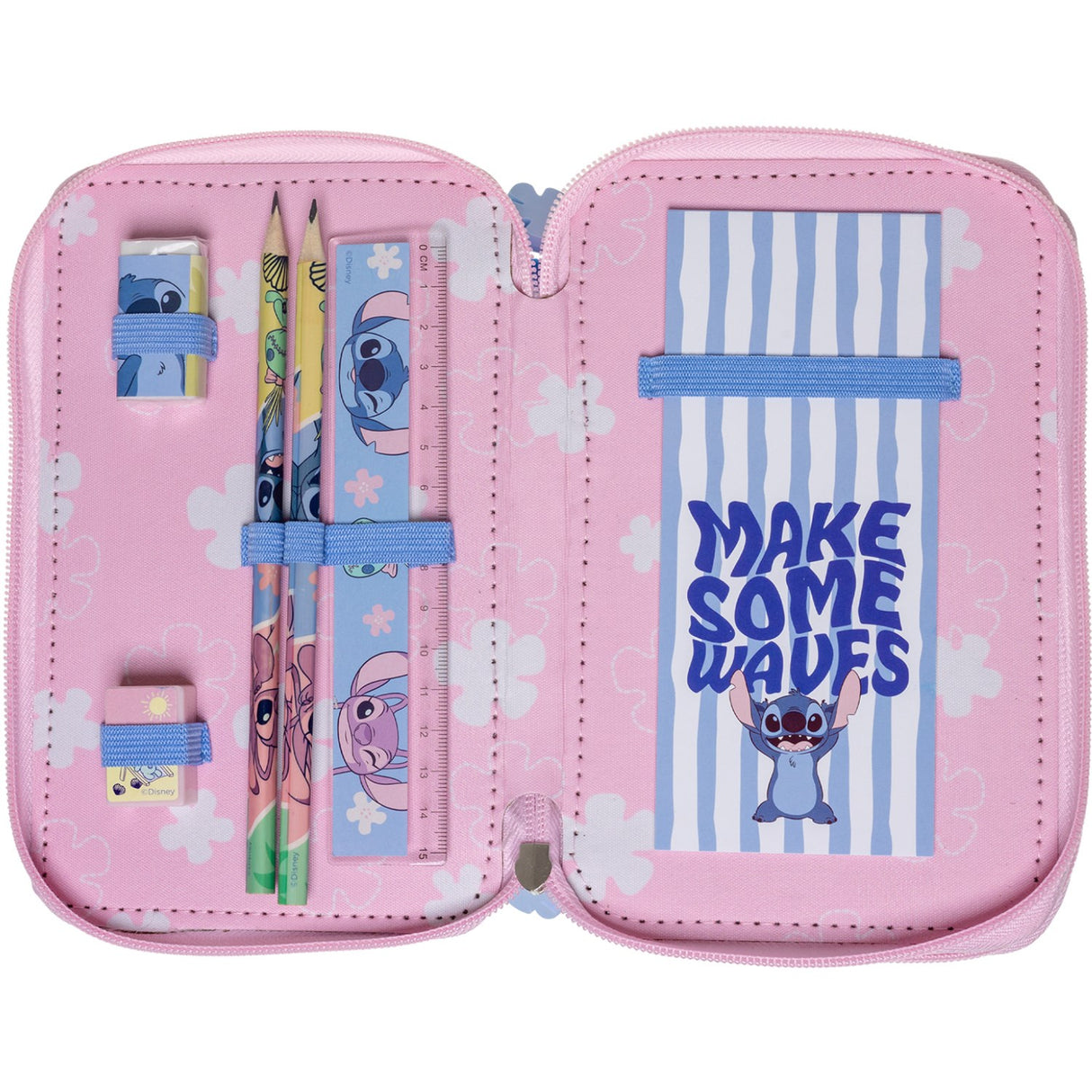 Euromic Stitch Filled Double Pencil Case