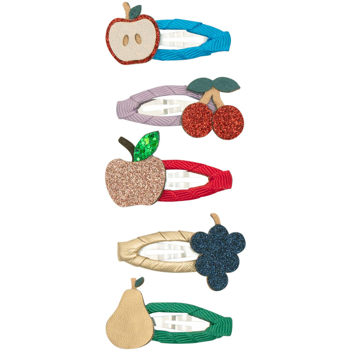 Mimi & Lula 5 Hårspænder - Mini Fruity Mushroom Village