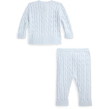 Ralph Lauren Baby Pearl Blue Baby Boy Jumper Set