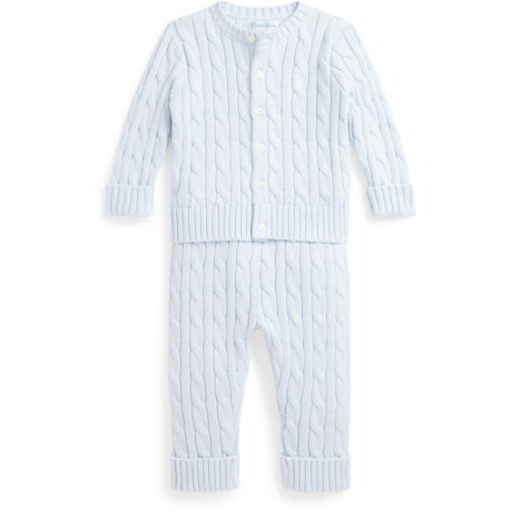 Ralph Lauren Baby Pearl Blue Baby Boy Jumper Set