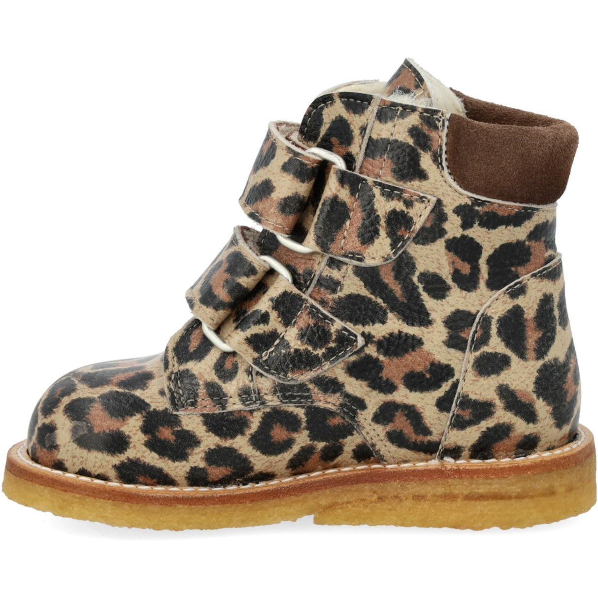 Angulus Beige Leo/Taupe Beginner TEX Boot with Velcro Closure