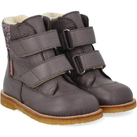 Angulus Lavender/Pastel Multi Glitter TEX Boot with Glitter and Velcro