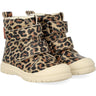 Angulus Beige Leo TEX Boot with Heart Print and Wool Lining