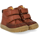 Angulus Cognac/Sun Yellow/Dark Brown Beginner TEX Boot with Contrasting Stitching