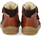 Angulus Cognac/Sun Yellow/Dark Brown Beginner TEX Boot with Contrasting Stitching