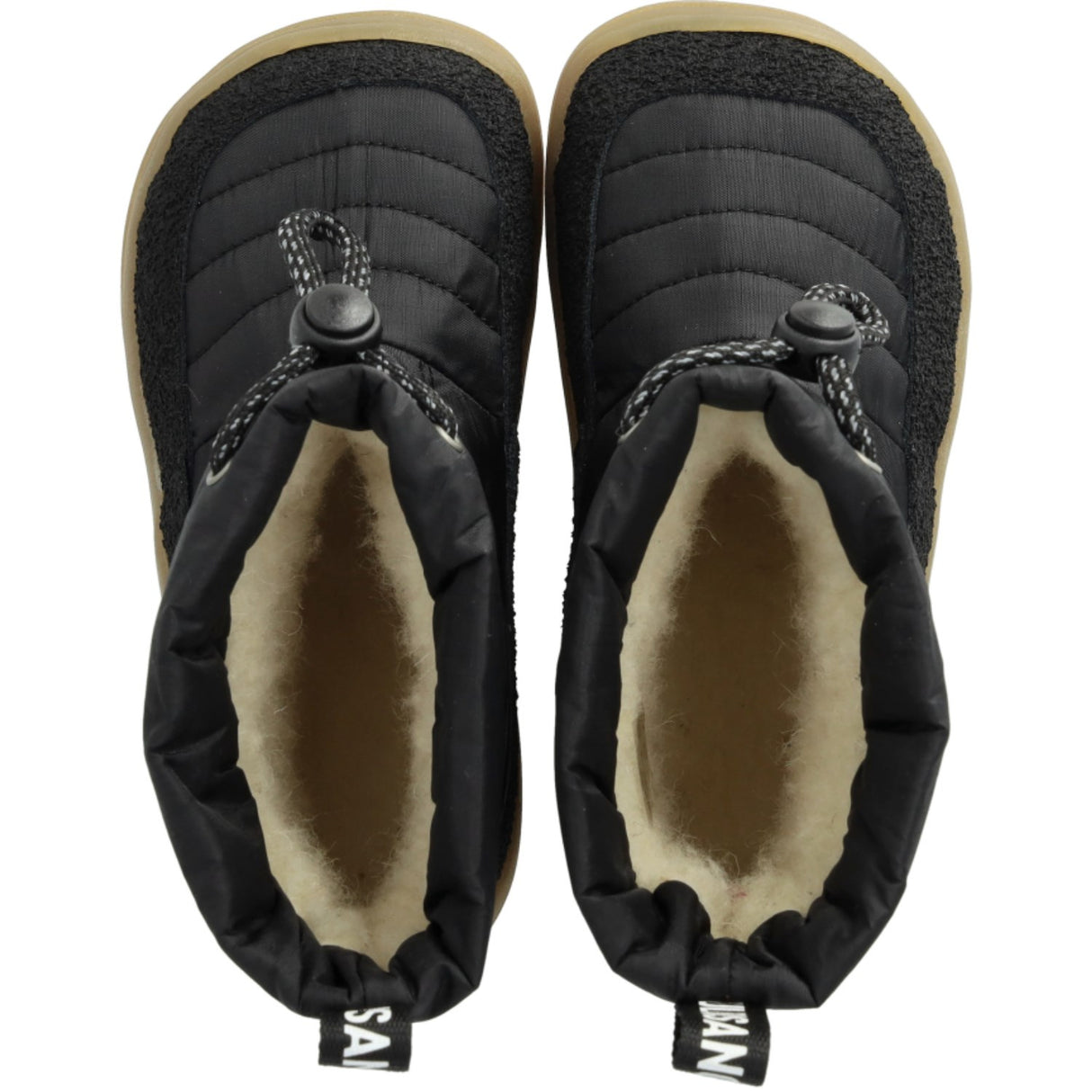 Angulus Black/Black Lightweight and Flexible TEX Winter Boot in Nylon