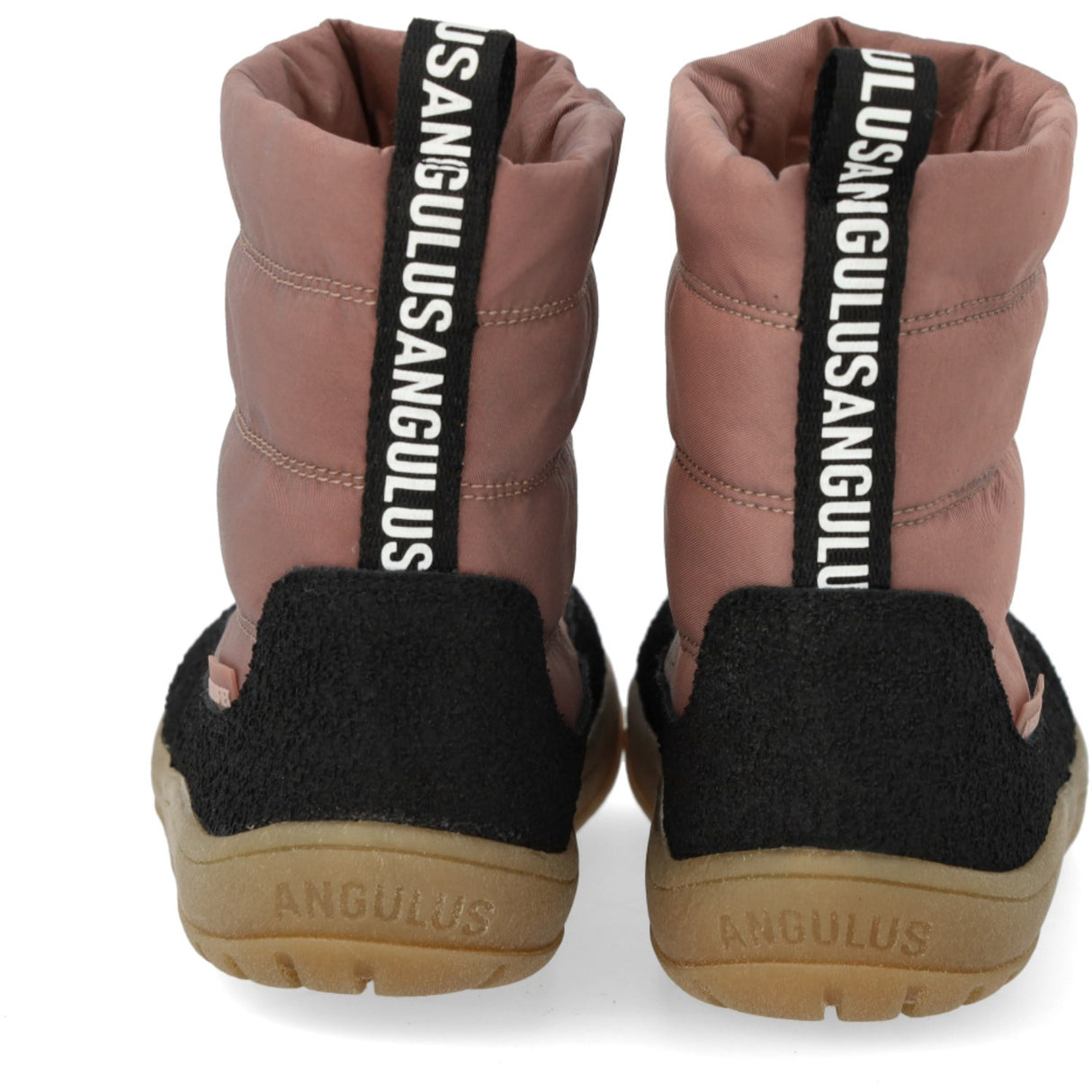 Angulus Black/Dusty Rouge Lightweight and Flexible TEX Winter Boot in Nylon