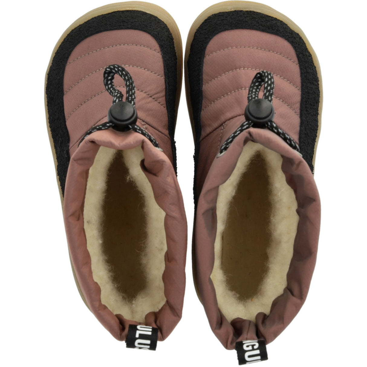 Angulus Black/Dusty Rouge Lightweight and Flexible TEX Winter Boot in Nylon