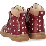 Angulus Berry Hearts/Rosebud Beginner TEX-støvle Med Print And Merino Uldfoer