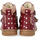 Angulus Berry Hearts/Rosebud Beginner TEX-støvle Med Print And Merino Uldfoer