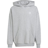 adidas Originals Medium Grey Heather/White Loose Hoodie Fl