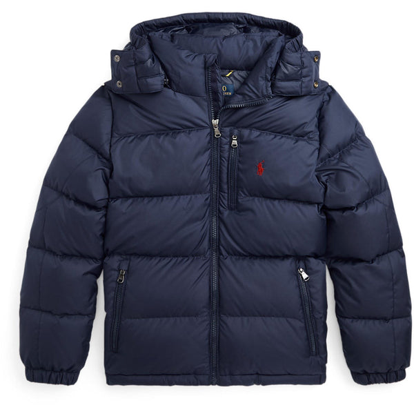 Buy Polo Ralph Lauren Newport Navy Boy Bomber Jacket | Luksusbaby